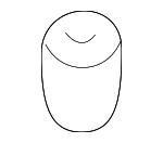 MF434105 - Suspension: Upper Insulator Nut for Mitsubishi Image