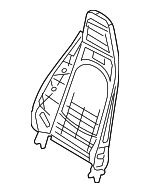 97052132901 - Body: Seat Back Frame for Porsche Image