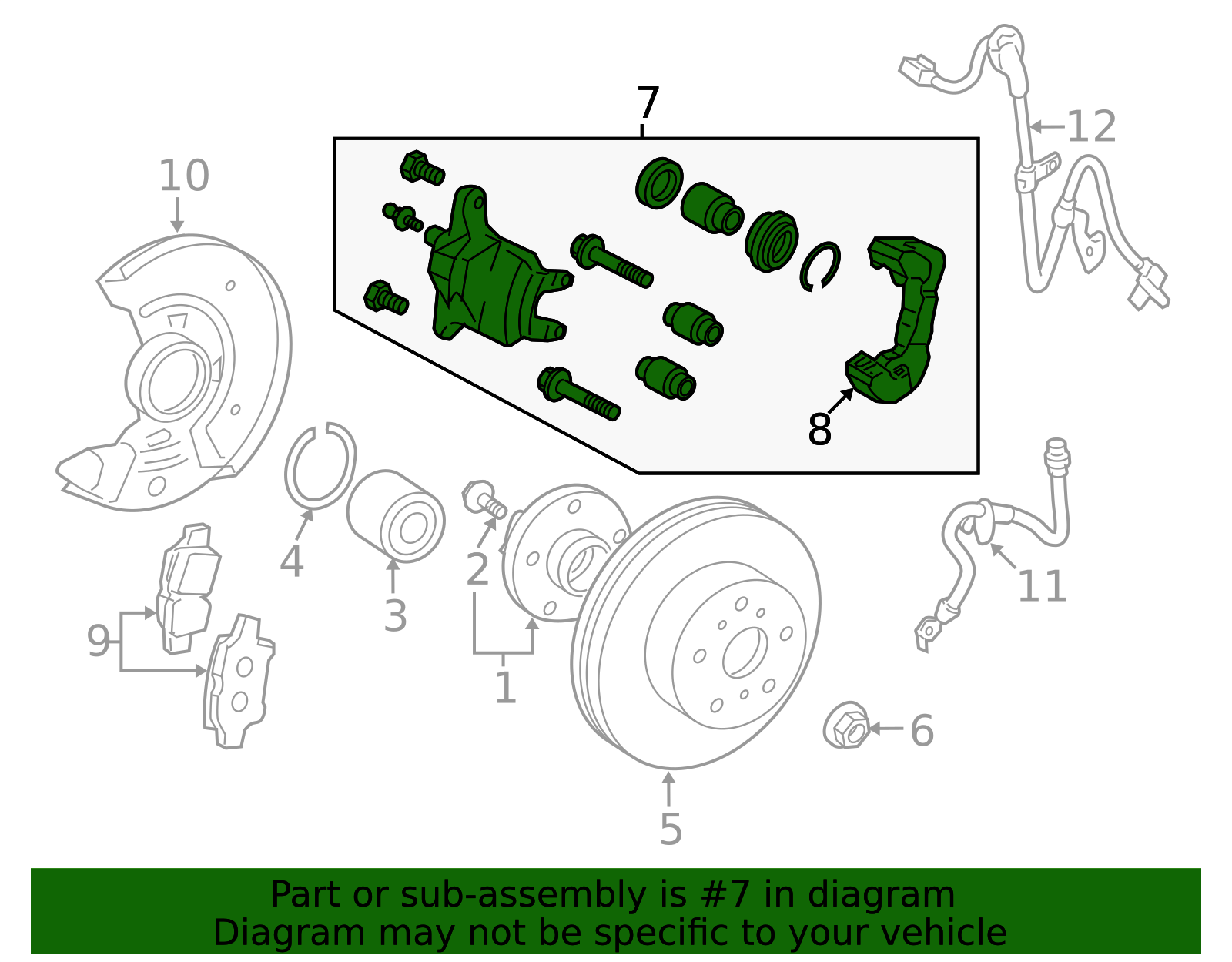 47750-52211 - Caliper Assembly 2012-2018 Toyota Yaris | Norm Reeves ...