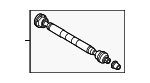 LR082562 - Suspension: Drive Shaft Assembly for Land Rover: Defender 110, Defender 90, Discovery, Range Rover, Range Rover Sport, Range Rover Velar Image