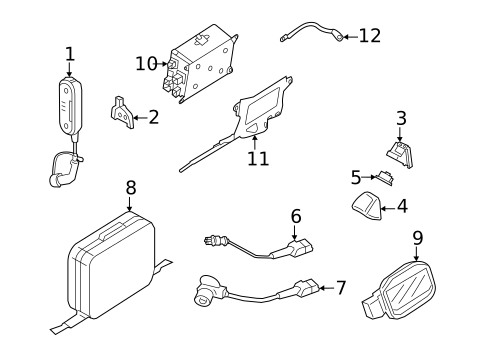 Electrical Components for 2022 Porsche Cayenne #3