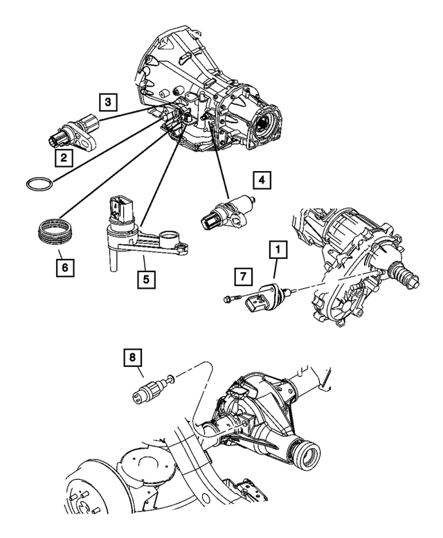 5033202AB - Electrical: Vehicle Speed Sensor for Mopar Image