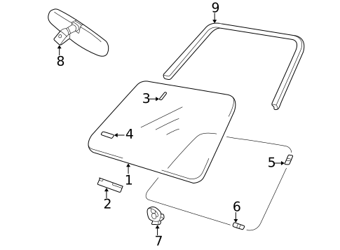 Reveal Moldings for 2003 Suzuki Grand Vitara #0