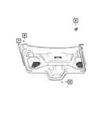 68641316AA - Interior Trim: Cargo Hook for Mopar Image