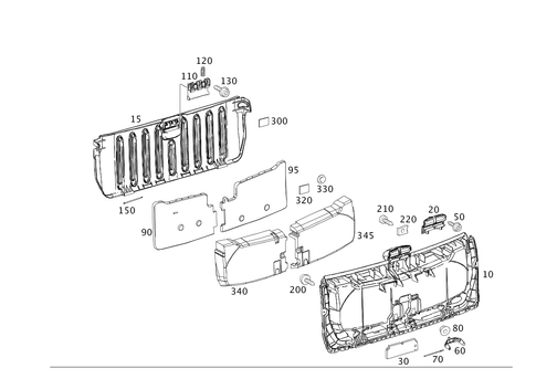 Rear Panel Door Attachment Parts, Rear Panel Door Window for 2012 Smart Fortwo #0