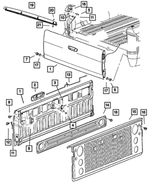 6506949AA - Body Sheet Metal Except Doors: Screw for Mopar Image