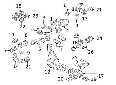 Automatic Temperature Controls for 2018 Mercedes-Benz S63 AMG #8