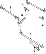 1243300803 - Steering: Tie Rod Assembly for Mercedes-Benz Image