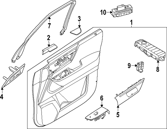 806837JA0A - : Handle Bezel for Infiniti Image