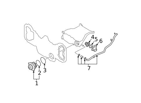 Engine Parts for 2003 Subaru Outback #1