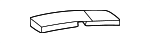 7555360100 - Body: Rear Molding for Lexus: GX550 Image
