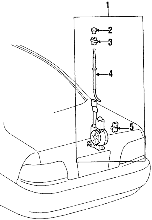 Antenna & Radio for 1996 Toyota Avalon #0
