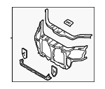 641011G001 - Body: Radiator Support for Kia: Rio, Rio5 Image