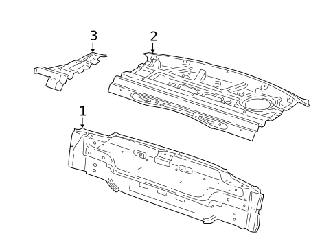 Rear Body for 2001 Saturn L300 #0
