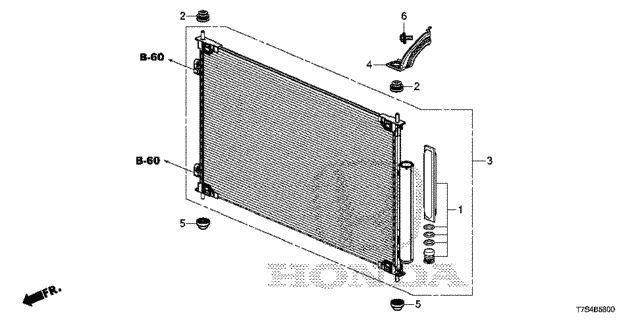 A/C Condenser for 2019 Honda HR-V #0