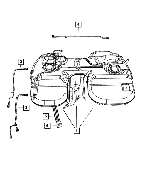Fuel Tank for 2008 Chrysler Pacifica #0
