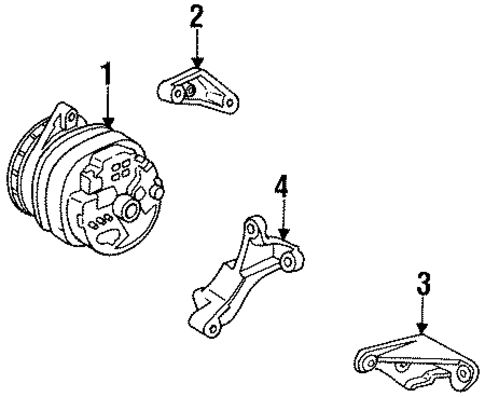 Alternator for 1998 Oldsmobile Aurora #1