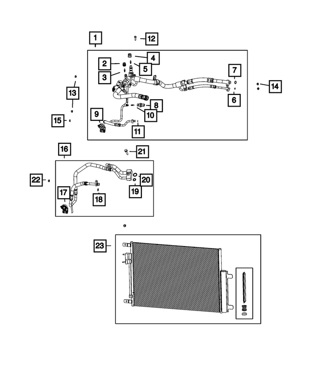 68142218AA - Air Conditioners and Heaters: A/c Line Seal for Mopar Image image