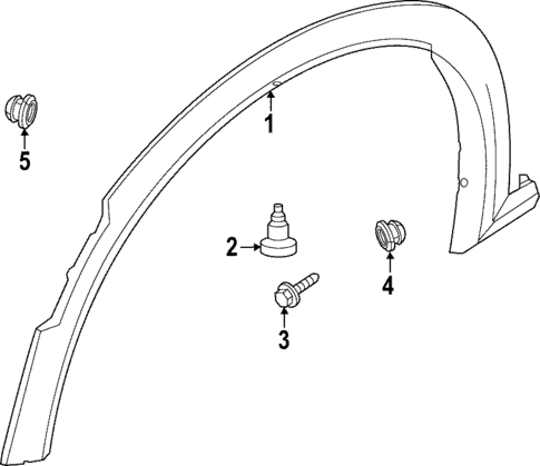 Exterior Trim - Fender for 2025 INFINITI QX60 #0