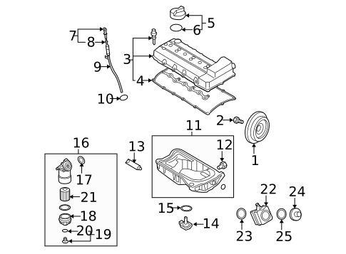 Engine Parts for 2007 Volkswagen Passat #0