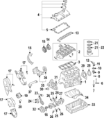 3L103383AQ - : Head Gasket for Volkswagen: Beetle, Golf, Jetta Image