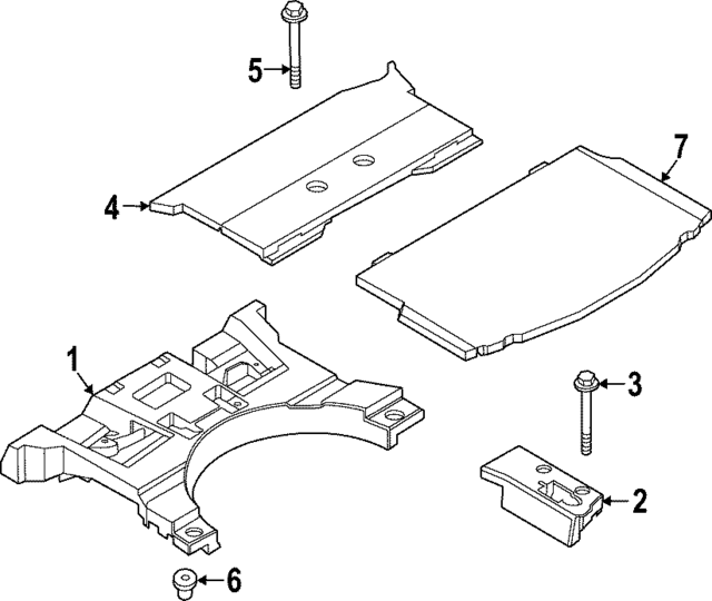 W719240S437 - : Front Cover Nut for Ford: Police Interceptor Utility Image