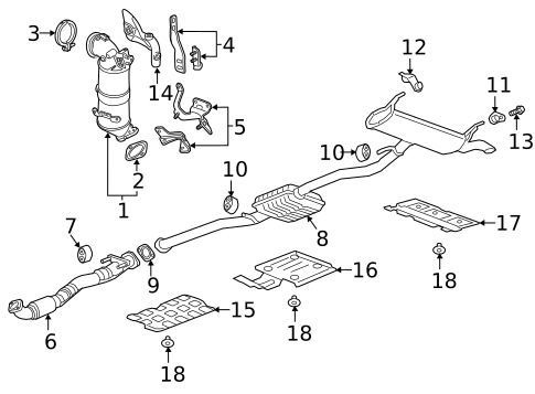 Exhaust Components for 2022 Chevrolet Equinox #0