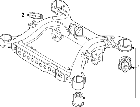 Suspension Mounting for 2025 Audi Q6 e-tron #1