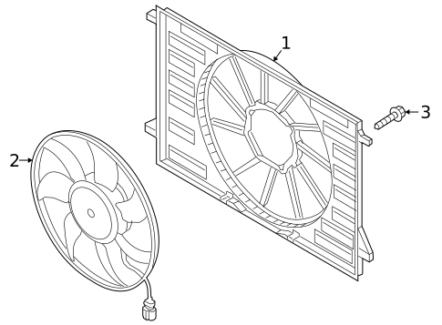 Cooling Fan for 2025 Audi A6 allroad #0