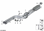 18307850436 - : Pipe Clamp, Top for BMW Image