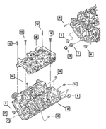 5174604AC - Engine 3.7L Six Cylinder: Short Block for Dodge: Dakota, Durango, Nitro, Ram 1500 | Jeep: Commander, Grand Cherokee, Liberty Image