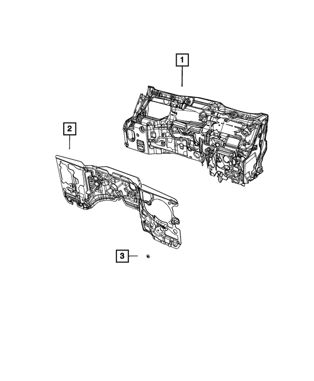 68527559AB - Interior Trim: Dash Engine Side Silencer for Mopar Image image