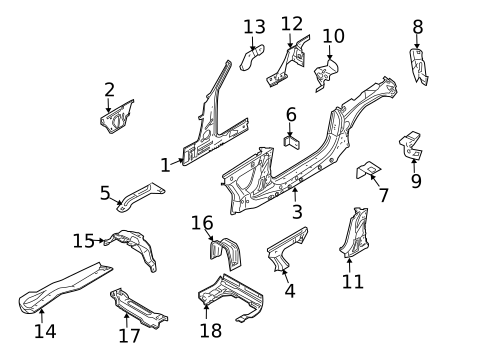 Pillar & Side Panels for 2007 BMW Z4 #0