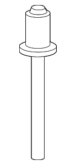 MR473000 - Body: Bumper Cover Rivet for Mitsubishi Image