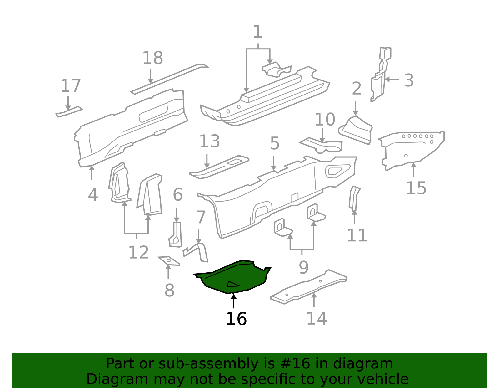 15878244 - Front Panel 2006-2010 GM | IPI Parts