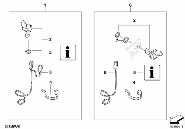 61127701299 - Maintenance &amp; Technology: Connection Cable, Socket for BMW-Motorrad Image