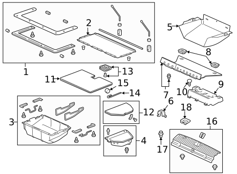 Interior Trim - Rear Body for 2012 Honda Crosstour #0