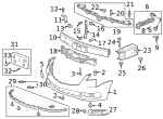 11570498 - Body: Bumper Cover Bolt for GM Image