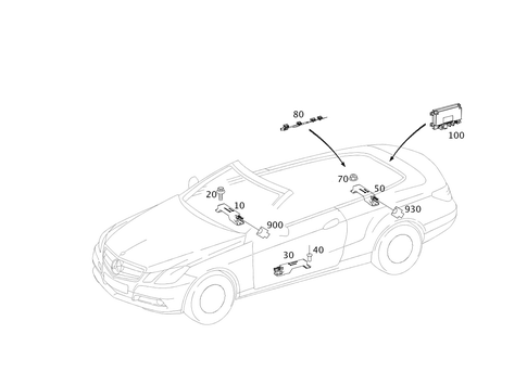 KEYLESS GO&reg; for 2017 Mercedes-Benz E550 #0