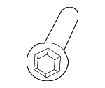 6508246AA - Steering: Power Steering Pump Mounting Bolt for Mopar Image