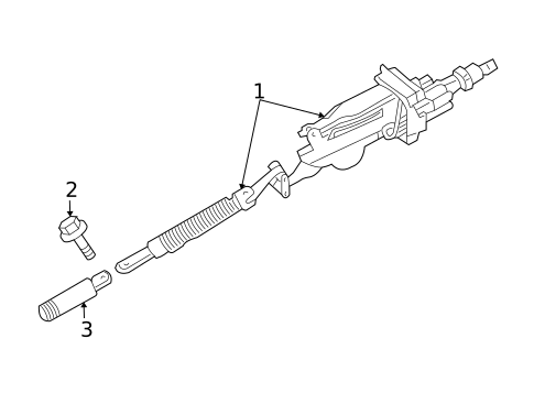 Steering Column Assembly for 2009 Dodge Charger #0