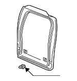 4B0881969D24A - Body: Seat Back Panel for Audi: A6, A6 Quattro, Allroad Quattro, S6 Image