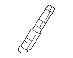 68393999AA - Body: Windshield Pillar Trim Anchor for Mopar Image