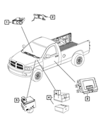 68160146AA - Electrical: Module Bracket for Mopar Image