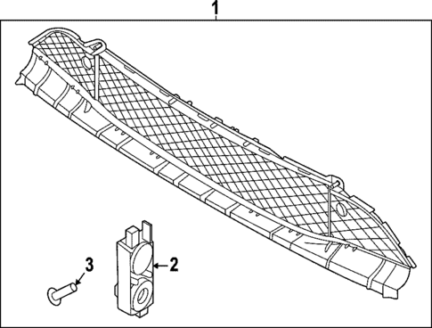 Grille & Components for 2024 Ford Mustang Mach-E #0