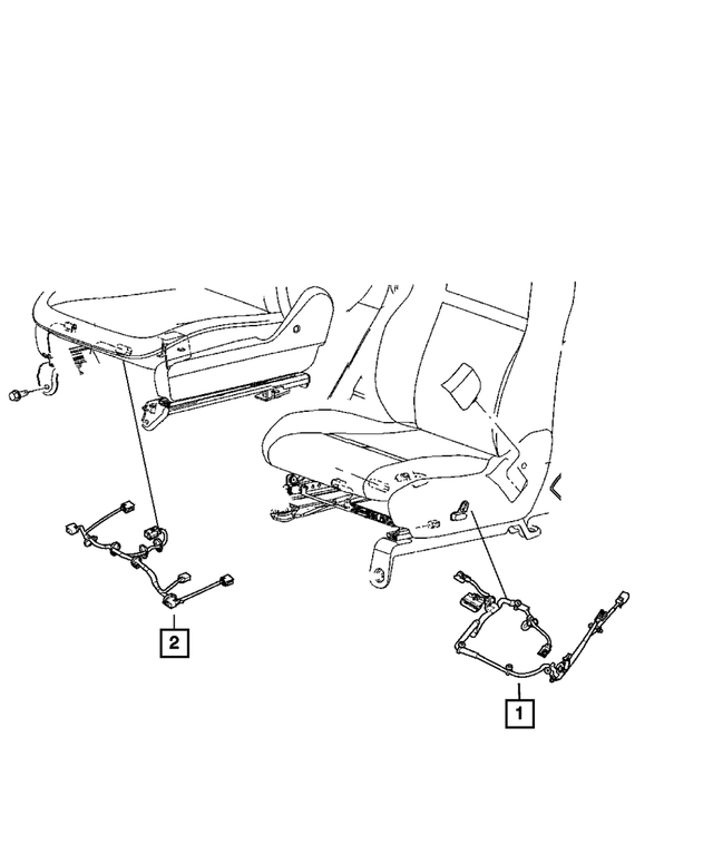 68102014AB - Electrical: Rear Seat Wiring for Mopar Image
