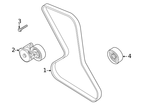 Belts & Pulleys for 2003 Land Rover Freelander #0