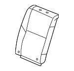 82121TS8A61ZA - : 2012 Honda Civic - Cover R Rear Seat-Back Trim *G69L* (Pale Moss Gray) for Honda: Civic Image