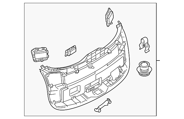 TK48-68-960F-02 - Lower Trim Panel - 2016-2023 Mazda CX-9