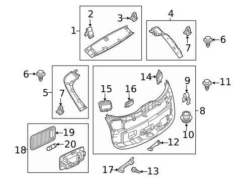 Interior Trim for 2018 Mazda CX-9 #0